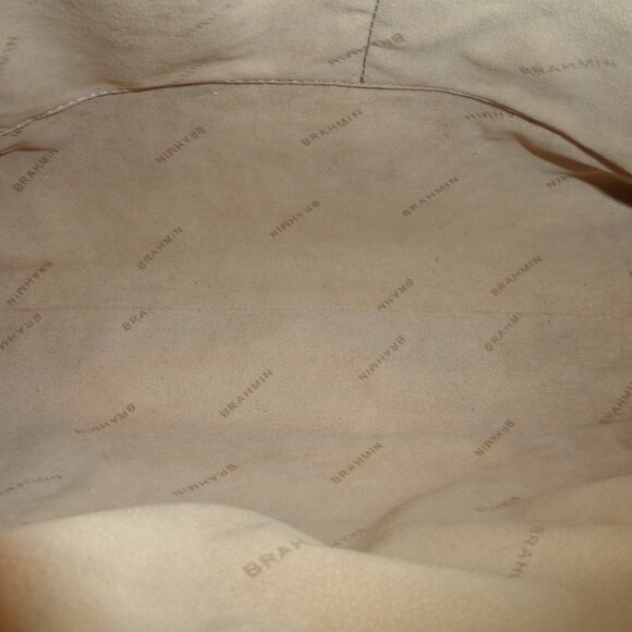 Brahmin “Katie” Pastel Multi-Color Melbourne Croc-Embossed Leather Shoulder Bag - Picture 13 of 16